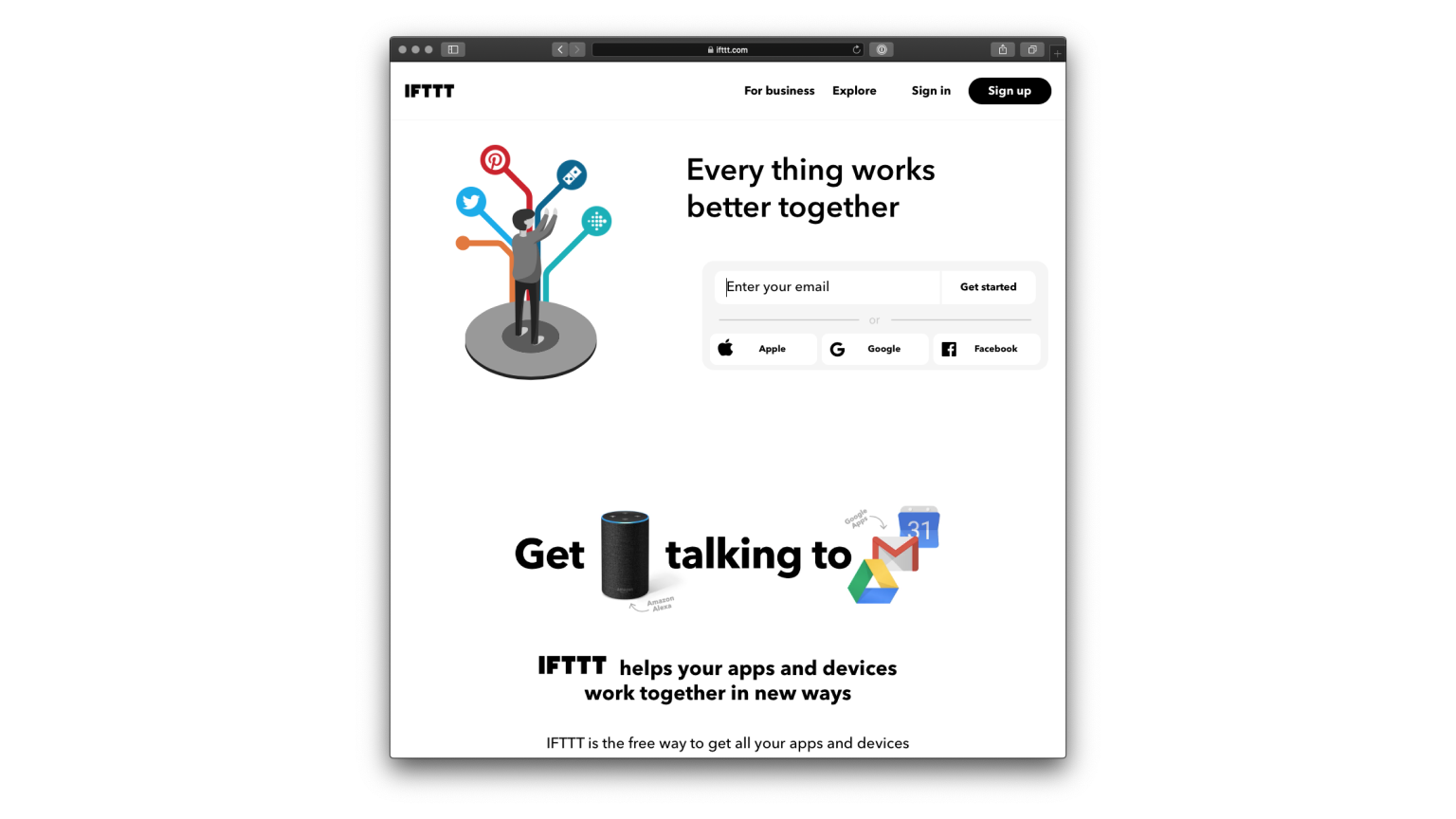 Signing in to IFTTT with Google, Facebook, or Apple – IFTTT Help